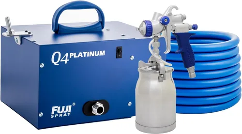 Fuji Spray 3004-T70 Q4 Platinum - Sistema de pulverización HVLP silencioso T70