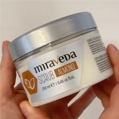Miniatura 4 de Miraveda by Italwax - Exfoliante de almendras - 8.5 fl oz / 8.45 onzas líquidas - Con aceite de coco y almendras - Ideal para el cuidado de las manos