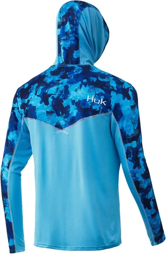 Miniatura 2 de HUK- Camiseta de pesca Icon X de manga larga para hombre, diseño de camuflaje y protección FPU 50+