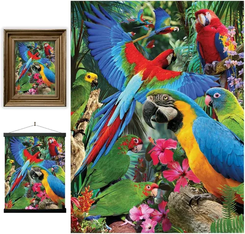 Miniatura 14 de Impresiones de arte de pared lenticular 3D LiveLife - El amor de un padre de Deluxebase. Póster 3D de león sin marco. Decoración de pared perfecta.