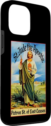 Miniatura 3 de Funda para iPhone 13 Pro Max St. Jude el Apóstol de Jesús Causas Perdidas Patrono
