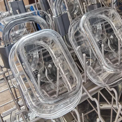 Miniatura 5 de Rubbermaid Brilliance - Recipientes para almacenar alimentos sin BPA con tapas herméticas, ideales para almuerzo, preparación de comidas y sobras