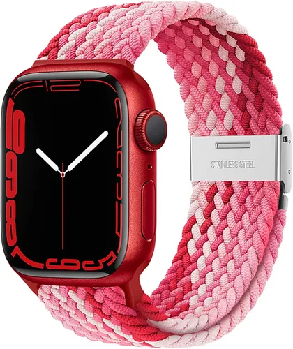 Miniatura 11 de Qimela Correa Compatible con Apple Watch de 1.49/1.57/1.61/1.65/1.73/1.77/1.77/1.93 pulgadas para Mujeres y Hombres, Correa Deportiva Solo Loop