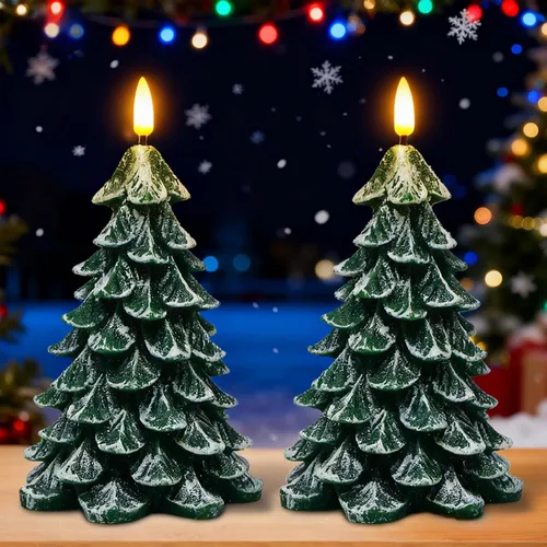 Miniatura 8 de Wondise - Velas sin llama con temporizador, con mecha parpadeante a batería, de cera real, en forma de piña, para decoración interior de vacaciones