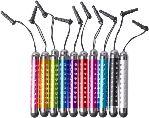 Miniatura 2 de IC ICLOVER 10 lápices capacitivos retráctiles brillantes para iPhone 14/13/12/11/PRO/Max/X/XS MAX, iPad, iPod, Samsung, teléfono Android, Kindle