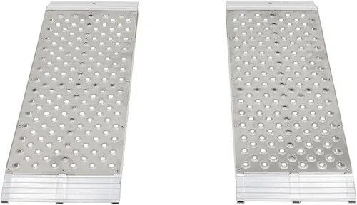 Miniatura 4 de Guardian Rampas de aluminio de doble corredor con superficie de placa perforadora (36 x 12 pulgadas)