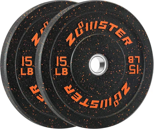 Miniatura 7 de Disco de Peso Bumper Disco Olímpico Hi-Temp Disco de Peso Bumper con Inserto de Acero Disco de Levantamiento de Pesas para Entrenamiento de Fuerza
