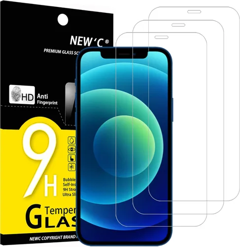 Miniatura 36 de NEW'C Paquete de 3 protectores de pantalla de privacidad para iPhone Air/iPhone 17 Air (6.5 pulgadas), película de vidrio templado antiespía