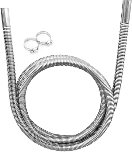 Miniatura 9 de Tubo de escape interior, tubo de escape de 2.5cm/1 pulgada de diámetro interior, calentador de aire flexible para estacionamiento de automóviles