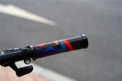 Miniatura 8 de Chooee - Puños de bicicleta de silicona, puños de manillar de gel de sílice con bloqueo para bicicleta de montaña MTB