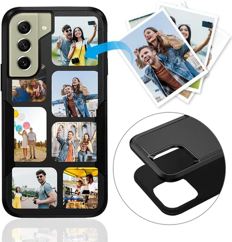 Miniatura 128 de Funda protectora personalizada para Samsung Galaxy S22 Ultra 5G (versión 2022), funda protectora de doble capa resistente con múltiples fotos, a