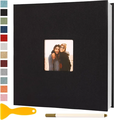 Álbum de fotos autoadhesivo con páginas adhesivas para manualidades, álbumes de fotos magnéticos para fotos de 4x6, 5x7, 8x10, páginas adhesivas,