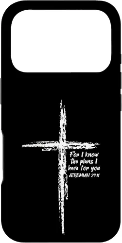 Miniatura 30 de Cross I Know The Plans Verse Bible Jesus God - Funda de regalo cristiana para iPhone 17