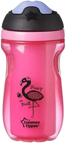 Miniatura 2 de Tommee Tippee Explora Non Spill Active - Sippee - Vaso de bebida con aislamiento de fácil agarre, 39.4 ft+, 8.8 fl oz, rosa
