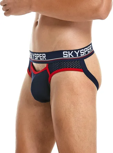 Miniatura 7 de SKYSPER Jock Strap Athletic Supporter para hombres Sexy Jockstrap Ropa interior masculina