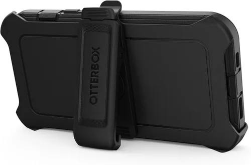 Miniatura 5 de OtterBox Funda para iPhone 15, iPhone 14 y iPhone 13 Defender Series, color negro, sin pantalla, resistente y duradera, con protección de puerto
