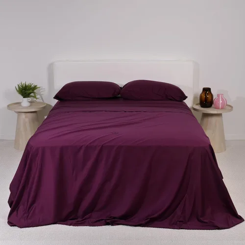 Miniatura 12 de THE LAD COLLECTIVE Juego de ropa de cama 2.0 – Juego de sábanas y fundas de almohada de 4 piezas, mezcla de algodón personalizada, suave, cómodo