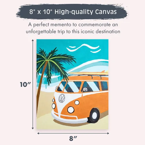 Miniatura 3 de Pink Picasso Kits de pintura de destinos coloridos por números para adultos y adolescentes Kits de pintura de lienzo únicos para bricolaje Kit