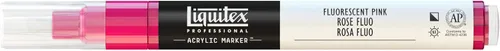 Miniatura 78 de Rotuladores de pintura Liquitex Professional, de punta ancha, Verde fosforescente, 8mm Verde fluorescente