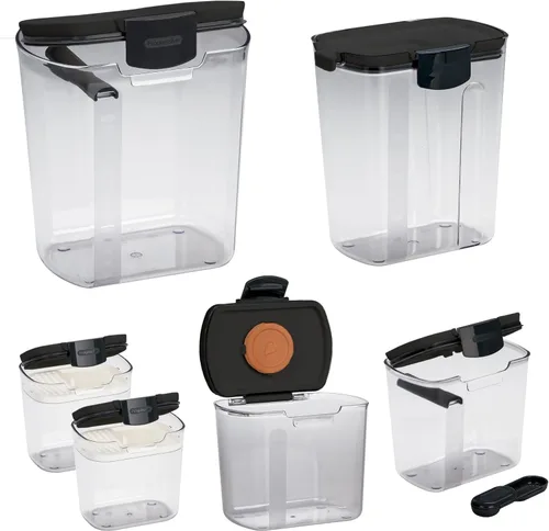 Miniatura 2 de Progressive ProKeeper Baker's - Juego de recipientes herméticos de almacenamiento de cocina para harina, azúcar y más, mantiene los ingredientes