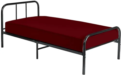 Miniatura 6 de Sábana bajera ajustable para catre de 30 x 75 pulgadas, 100% algodón egipcio, 1 pieza sábana inferior tamaño catre solamente, perfecta para cama