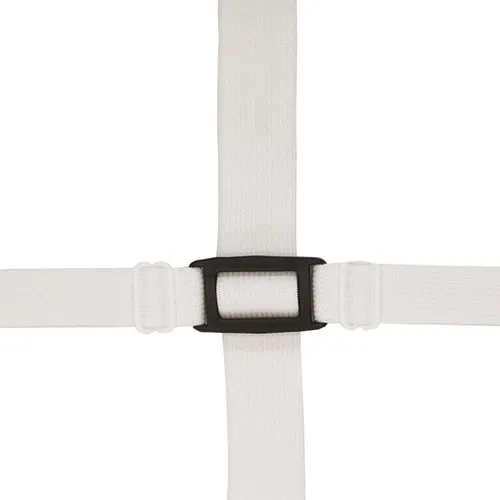 Miniatura 3 de Correas de sábanas ajustables entrecruzadas para mantener tu cama ordenada (blanco)