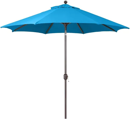 Miniatura 33 de Galtech Sombrilla de mercado de inclinación automática de lujo, 7.5 pies, para patio al aire libre, terraza, piscina, sombrilla independiente