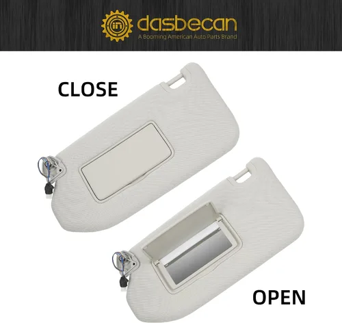 Miniatura 5 de Dasbecan 1 par de parasol para el lado izquierdo del conductor y el lado derecho del pasajero compatible con Nissan Pathfinder 2013-2018 Infiniti