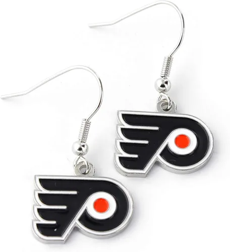Miniatura 2 de aminco NHL womens NHL Logo Dangler Earrings