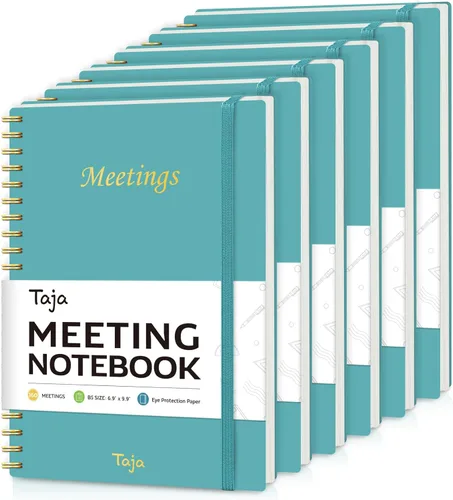 Miniatura 20 de Cuaderno de reuniones para organización del trabajo, cuaderno de trabajo con artículos de acción, agenda para tomar notas, 160 páginas