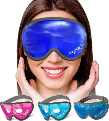 Miniatura 7 de Máscara refrescante para ojos – Mascarilla de gel reutilizable para ojos – Nuestra máscara de ojos de hielo alivia los ojos hinchados y las ojeras