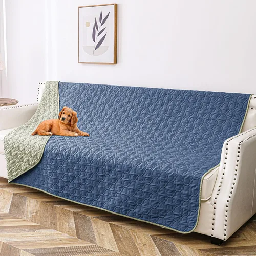 Miniatura 10 de Funda de sofá impermeable lavable para perros, manta reversible para cama para perro, protector de muebles para mascotas