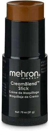 Miniatura 44 de Mehron Makeup CreamBlend Stick Base para rostro y cuerpo Barra de maquillaje profesional de cobertura completa 0.75 oz (21 g) (Dark 4)