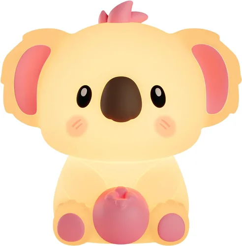 Miniatura 9 de Luz nocturna para niños con altavoz inalámbrico, portátil de 7 colores, lámpara de noche de tacto cálido regulable con control remoto, máquina