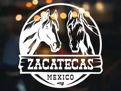 Miniatura 25 de Adhesivo de Veracruz México para Trocas De Rancho Calcomania para Autos México, calcomanías para camiones Diseño Ranchero con Caballos Personalizada