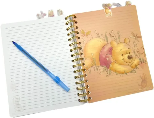 Miniatura 3 de Disney Winnie The Pooh - Cuaderno de pestañas encuadernado en espiral, 144 páginas rayadas, 8 x 7 pulgadas