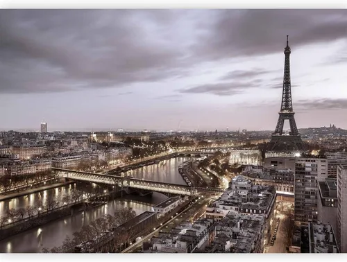 Miniatura 8 de artgeist Mural de pared prémium de París 79 x 55 pulgadas, papel tapiz no tejido XXL, decoración de pared de forro polar, impresión fotográfica