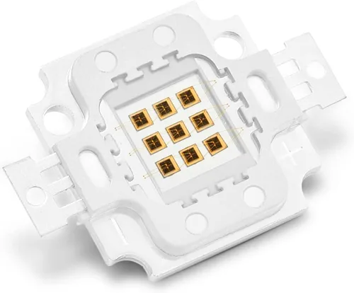 CHANZON Foco LED de alta potencia de 10W con chip infrarrojo (IR 850nm / Entrada 900mA / DC 5V - 6V / 10 vatios) SMD COB Diodo emisor de luz para O)