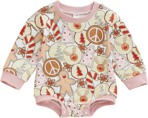 Miniatura 56 de FOCUSNORM Disfraz de Halloween para bebé recién nacida, sudadera de calabaza, mameluco de manga larga para otoño e invierno