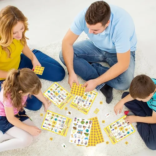 Miniatura 6 de Juego de bingo bíblico para niños para 30 jugadores, escuela dominical de vacaciones, juego de iglesia cristiana, actividades, regalos de Pascua