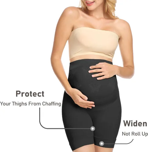 Miniatura 3 de Narcissus Bump Proud - Fajas moldeadoras sin costuras para maternidad, ropa interior a medio muslo - El embarazo debe tener