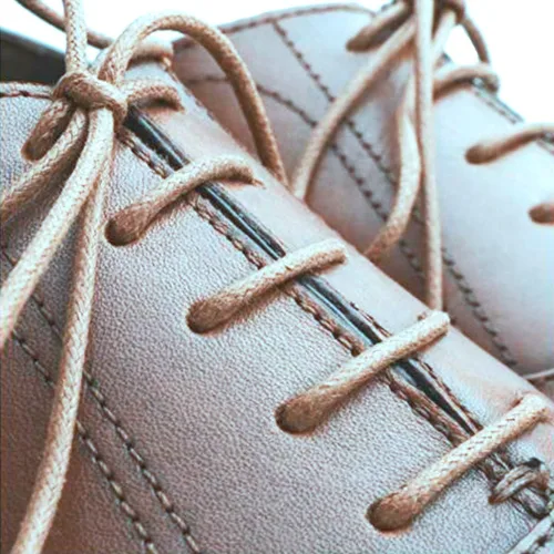 Miniatura 2 de Cordones Oxford redondos encerados para zapatos de vestir, botas chukka, 3 pares