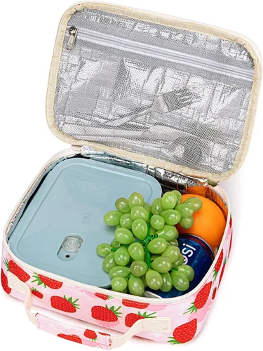 Miniatura 50 de CAMTOP - Conjunto de mochila y lonchera con estampados divertidos para niños de preescolar y primaria), Y0058-2