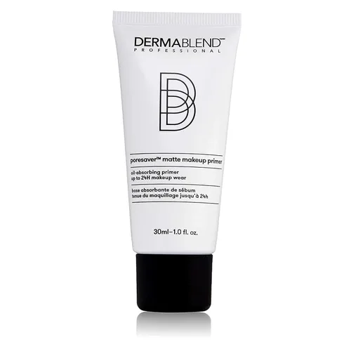 Dermablend Poresaver - Maquillaje facial mate para piel grasa, imprimación facial ligera que minimiza y difumina los poros, uso 24 horas, 1.0 onzas
