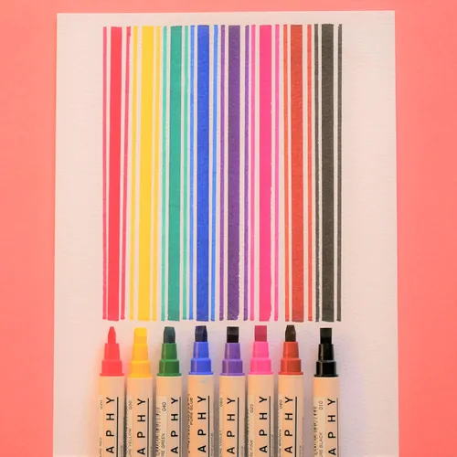 Miniatura 3 de 8 rotuladores Zig para caligrafía con sistema de memoria, multicolor