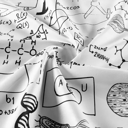 Miniatura 4 de SAOLUIS Tapiz de matemáticas, arte de pared educativo, tapiz blanco y negro para colgar en la pared para dormitorio, sala de estar, decoración