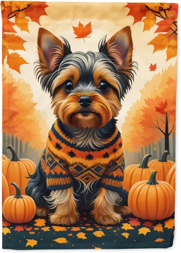 Miniatura 34 de Caroline's Treasures DAC1001GF Affenpinscher - Bandera decorativa para jardín de otoño, decoración para patio exterior, patio, parterres