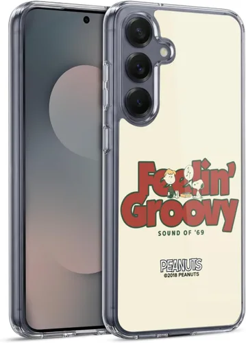 Miniatura 271 de Head Case Designs Funda de gel Woodstock 50th con licencia oficial de Peanuts Snoopy Guitar 1969 [protección de grado militar] compatible