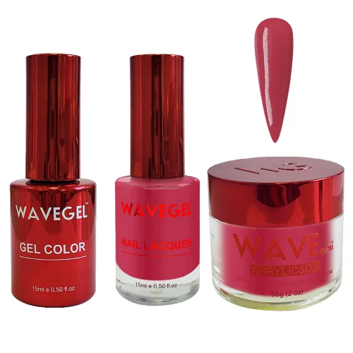 Miniatura 84 de WAVEGEL - Juego de gel de remojo, laca de uñas y polvo acrílico y polvo de inmersión a juego - Colección Queen - #015 Noble Men
