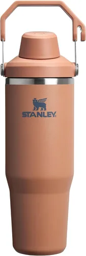 Miniatura 7 de Stanley IceFlow 2.0 - Vaso de flujo rápido con asa, 30 onzas, tapa de boquilla angular con rosca, botella de agua a prueba de fugas, acero Frost